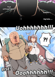 1boy 1girls ass blue_eyes breasts brown_hair comic comic_page dialogue english_text faceless_male fat_man female game_freak hips huge_ass huge_breasts long_hair male mei_(pokemon) nintendo pokemon pokemon_bw2 rosa_(pokemon) thick_thighs thighs twin_buns twintails wide_hips woohyoot rating:Questionable score:128 user:LiangXI