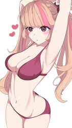 1girls 2d 2d_(artwork) armpits arms_behind_head arms_up artist_request ass belly belly_button blush butt digital_drawing_(artwork) exposed_shoulders exposed_torso female female_focus female_only fortnite fortnite:_battle_royale hands_behind_head hands_up heart heart-shaped_pupils hearts_around_head image legs legs_together lennox_rose_(fortnite) light-skinned_female light_skin long_hair looking_away multicolored_hair open_eyes open_mouth partially_clothed pink_bra pink_panties pink_swimsuit shaved_armpit shoulders small_nose sole_female swimsuit thighs thin_waist twintails rating:Questionable score:87 user:DianaCutie