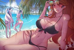 battle_bunny_miss_fortune battle_bunny_prime_riven battle_bunny_series battle_cat_jinx bikini female himmely jinx_(league_of_legends) league_of_legends miss_fortune red_hair riven swimsuit rating:Explicit score:158 user:Anonymous139