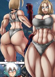 ass big_ass big_breasts blonde_hair blue_eyes breasts cammy_white charge_sol feline muscles muscular muscular_female muscular_thighs panties short_hair street_fighter street_fighter_6 tagme thick_ass thick_thighs thighs rating:Questionable score:40 user:bolhort