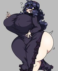 ass ass_bigger_than_head ass_bigger_than_torso big_breasts breasts_bigger_than_head breasts_bigger_than_torso dress fat_fucking_tits game_freak hex_maniac huge_breasts inakotho large_breasts long_hair messy_hair nintendo pokemon pokemon_xy purple_hair tight_fit venus_body voluptuous rating:Questionable score:159 user:Nostalgia_64