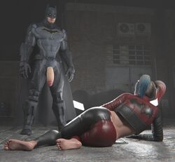 1boy 1girls 3d ass batman batman_(series) batmobile batquinn blender bruce_wayne comics dc dc_comics feet female gotham_knights gretdb harleen_quinzel harley_quinn harley_quinn_(injustice) imminent_sex injustice_2 male meme penis rogue_dat_ass_(meme) thick_thighs thighhighs thighs rating:Explicit score:98 user:fsafdasf