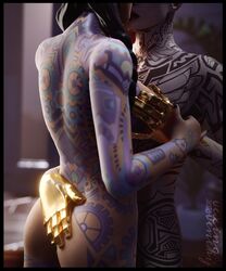 1boy 1girls 3d alternate_version_available areolae ass black_hair blender bottomless braid braided_hair braided_ponytail breast_grab breasts completely_nude completely_nude_female completely_nude_male duo epic_games father_and_daughter fortnite hand_on_ass hand_on_breast horny horny_female incest jules_(fortnite) light-skinned_female light-skinned_male light_skin looking_at_another looking_at_partner male male/female medium_breasts midas_(fortnite) nipple_piercing nipples nude nude_female nude_male piercing piercings ponytail ponytails standing tagme tattoo tattoos topless vexingvenery watermark rating:Explicit score:55 user:flyyingkitty