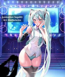 animated hatsune_miku machulanko panties segal03 tagme thighs video rating:Questionable score:82 user:segal03