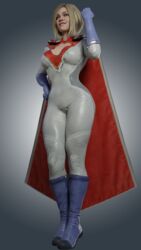 1girls 3d big_breasts blender blonde_hair blue_boots blue_eyes blue_gloves boob_window boots cape dc dc_comics female female_only fisherman fully_clothed gloves injustice_2 jumpsuit kara_zor-l karen_starr kryptonian light-skinned_female light_skin red_cape short_hair solo superman_(series) white_jumpsuit rating:Safe score:31 user:fisherman12020