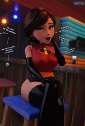 1boy 1girls black_lipstick choker disney elastigirl erect_nipple flirting helen_parr leotard looking_at_viewer milf mommy_kink nipple_bulge pixar pov_eye_contact sitting smitty34 the_incredibles thick_thighs thighhighs wide_hips word_balloon rating:Explicit score:397 user:Shortstack69