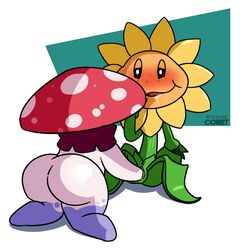 2girls big_ass big_butt blushing fungy mushroom_girl night_cap_(pvz:bfn) plants_vs_zombies plants_vs_zombies:_battle_for_neighborville pussy skyline_comet sunflower_(pvz) rating:Explicit score:13 user:auseronline