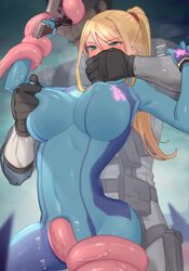 1boy 1girls aizenpochi animated blonde_hair bodysuit breast_grab breasts erect_nipples erect_nipples_under_clothes fondling gagged green_eyes groping metal_gear_solid metroid nintendo nipple_play no_sound ponytail restrained samus_aran skin_tight solid_snake tagme tentacle tight_clothing video zero_suit zero_suit_samus rating:Explicit score:210 user:shruck