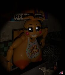 1girls 3d 3d_(artwork) animatronic ass big_ass big_breasts big_butt blush breasts eyebrows eyelashes fat_ass female female_only feversfm five_nights_at_freddy's five_nights_at_freddy's_2 giantess glowing_eyes heart-shaped_pupils huge_breasts joints large_ass large_breasts looking_at_viewer mini_giantess nipple_piercing nipples orange_nipples sharp_teeth solo solo_female solo_focus stuck stuck_in_vent tail toy_chica_(fnaf) toy_chica_(love_taste) vent white_eyes wide_hips rating:Explicit score:190 user:HughthyDerg