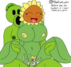 big big_breasts cum_in_pussy happy_female nude peashooter_(pvz) penis plantie plantie_on_plantie plants_vs_zombies straight sunflower_(pvz) sunflower_x_peashooter_(pvz) tongue_out vaginal_penetration rating:Explicit score:12 user:auseronline