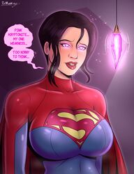 1girls 2023 :p alternate_breast_size athletic_female before_sex big_breasts bimbo_lips blushing bodysuit breasts busty cape dc dc_comics dc_extended_universe dceu defeated defeated_heroine dialogue drool drooling english_text female female_only fully_clothed gem heart-shaped_pupils heroine human human_only hypnosis imminent_sex kara_zor-el kryptonian kryptonite latina light-skinned_female light_skin mind_control pink_kryptonite polmanning saliva saliva_trail sasha_calle short_hair solo solo_female supergirl supergirl_(dceu) supergirl_(sasha_calle) supergirl_(series) superheroine superman_(series) text the_flash_(2023) the_flash_(series) tight_clothing toned toned_female rating:Safe score:253 user:Tronitrus