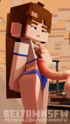 1boy 1boy1girl 1girl1boy 3d beltomnsfw big_penis blender blue_eyes blush body_job brown_hair detailed_background elli_(beltomnsfw) female freckles freckles_on_face huge_cock huge_cock mine-imator minecraft open_mouth partially_clothed small_body small_breasts sport_panties sport_shorts tagme rating:Explicit score:65 user:beltom