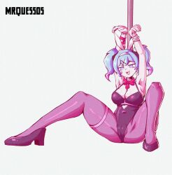  cameltoe hatsune_miku mrquessos naughty_smile open_mouth playboy playboy_bunny playboy_bunny_costume playboy_bunny_leotard pole rabbit rabbit_ear rabbit_ears rabbit_girl rabbit_hole_(deco*27/caststation) rabbit_hole_(vocaloid) rabbit_humanoid rabbit_tail spread_legs tied_up vocaloid  rating:questionable score: user:bot