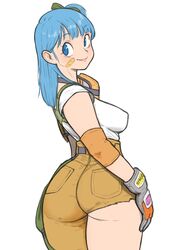 1girls ass ass_focus big_breasts blue_eyes blue_hair breasts bulma bulma_(dragon_ball) bulma_briefs clothed clothed_female dragon_ball erect_nipples nipple_bulge teenage_bulma teenage_girl teenager toshinoshin00 wide_hips rating:Questionable score:115 user:_derDon_