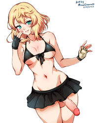 1futa balls belly big_penis bikini blonde_hair breasts bridget futa_only futanari gloves green_eyes guilty_gear guilty_gear_strive guilty_gear_xx hoodie medium_breasts minacream penis penis_under_skirt skirt tagme veiny_penis wide_hips rating:Explicit score:209 user:Nopeisok