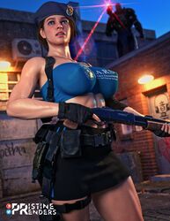 1girls 3d 3d_(artwork) abs alternate_version_at_source alternate_version_available ass badge big_ass big_breasts big_butt breasts breasts_out bubble_ass bubble_butt busty capcom casual curvaceous curvy curvy_female curvy_figure exposed_breasts female female_only firearm fit fit_female front_view handgun handwear headwear hourglass_figure huge_breasts human jill_valentine jill_valentine_(sasha_zotova) large_breasts legwear neckwear nemesis_(resident_evil) pale_skin pawg pristinerenders resident_evil resident_evil_3 resident_evil_3_remake s.t.a.r.s skirt solo tactical_gear thick thick_ass thick_thighs tubetop voluptuous voluptuous_female weapon wide_hips rating:Explicit score:28 user:Crcole331