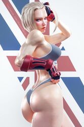 1girls 3d 3d_(artwork) absurd_res ass big_breasts blonde_hair breasts british british_female calvin_klein cameltoe cammy_white capcom curvaceous dat_ass erect_nipples female female_focus female_only gloves hard_nipples mikadawn muscular muscular_arms muscular_female scar scar_on_face short_hair solo solo_female solo_focus street_fighter street_fighter_6 thick_thighs thighs union_jack wide_hips rating:Questionable score:141 user:Crcole331