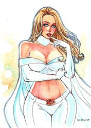 1girls big_breasts blonde_hair curvaceous curvy_body curvy_female ed_benes_studio emma_frost female_focus female_only hellfire_club highres huge_breasts long_hair looking_at_viewer marc_holanda marvel marvel_comics mutant seductive_look voluptuous voluptuous_female white_queen x-men rating:Explicit score:13 user:Dragon98