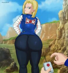 1boy 1girls aeondud android_18 animated ass ass_focus ass_shake big_ass blonde_female blonde_hair dat_ass dragon_ball dragon_ball_z female jiggle jiggling_ass jiggling_butt krillin kuririn leggings male mp4 no_sound shaking_ass shaking_butt tagme twerking video wobbling_ass rating:Explicit score:217 user:dlguy95