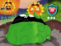 belch belching belly big_belly blueyduncanvore burp burp_fetish burping burping_up_clothes burping_up_clothing burping_up_items burping_up_object fat fat_fetish female flower flower_girl mask overweight plant plant_girl plants_vs_zombies plants_vs_zombies:_heroes popcap_games pvz pvz_heroes solar_flare_(pvz) stomach sunflower sunflower_(pvz) super_brainz_(pvz) vore vore_belly zombie rating:Questionable score:41 user:ANobody0006