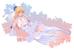 blonde_hair breasts crystal_rose_lux crystal_rose_series dress female female_only ilewdha league_of_legends low-res lowres luxanna_crownguard pussy riot_games small_breasts stockings rating:Explicit score:69 user:Yulynsfw