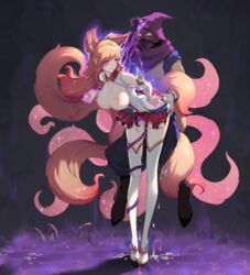 1boy 1girls 9_tails ahri alternate_costume alternate_hair_color alternate_hairstyle animal_ear_fluff animal_ears animal_girl areolae big_breasts blonde_hair bodily_fluids breasts busty cleavage climax clothing cum cum_drip cum_inside cum_on_ground cum_overflow cumming curves curvy curvy_body curvy_female curvy_figure curvy_hips ejaculating_cum ejaculation eyelashes eyeliner eyeshadow facial_markings female female_penetrated fluffy fluffy_ears fluffy_tail fluffy_tails fox fox_ears fox_girl fox_tail furry_tail genital_fluids hips hourglass_figure human_on_humanoid human_penetrating_humanoid humanoid humanoid_penetrated inner_ear_fluff kemonomimi kitsune large_breasts league_of_legends light-skinned_female light_skin long_hair magical_girl male male/female male_on_female male_penetrating male_penetrating_female malzahar multiple_tails nine_tailed_fox nipples orgasm pale-skinned_female pale_skin penetration penis_in_pussy penis_in_vagina pink_areola pink_nipples rape riot_games running_mascara runny_makeup runny_mascara semen sex star_guardian_ahri star_guardian_series tail thighs vaginal_insertion vaginal_penetration vaginal_sex vastaya video_games violet_eyes 画画的香桑 rating:Explicit score:92 user:WhyMe3