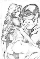 ass ass_focus black_and_white cape carlos_silva corset cyclops_(x-men) dat_ass ed_benes_studio elbow_gloves emma_frost hellfire_club line_art lingerie male marvel marvel_comics panties scott_summers thick_thighs thighhighs thong thong_panties white_queen x-men rating:Questionable score:4 user:Blueblaster69