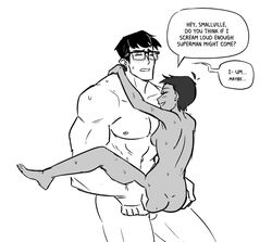 2023 ass blush clark_kent clark_kent_(my_adventures_with_superman) dark-skinned_female dark_skin dc dc_comics dialogue dimples_of_venus eyewear female human kryptonian light-skinned_male lois_lane lois_lane_(my_adventures_with_superman) male my_adventures_with_superman pale_skin sex size_difference speech_bubble spicymancer stand_and_carry_position superman superman_(series) sweat rating:Explicit score:120 user:Tronitrus