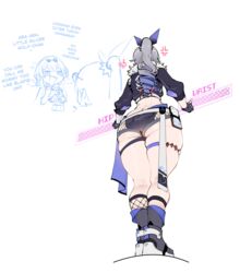 2023 2girls anger_vein ass ass_expansion boots bottom_heavy butt_crack expansion female_focus female_only grey_hair hip_expansion hips honkai:_star_rail honkai_(series) huge_ass huge_hips huge_thighs human kafka_(honkai:_star_rail) ponytail short_shorts shorts silver_hair silver_wolf_(honkai:_star_rail) solo solo_focus sunglasses sunglasses_on_head thiccwithaq thick_thighs thigh_expansion thighs white_background wide_hips rating:Questionable score:373 user:Anonymous77