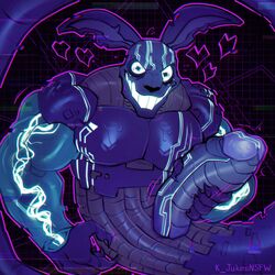 blue_body claws cock dick electricity five_nights_at_freddy's five_nights_at_freddy's:_security_breach glow glowing glowing_eyes hand_on_penis hands heart k_jukesnsfw kidde_jukes large_male large_penis male male_only muscular mxes penis rabbit rabbit_ears security_breach:_ruin solo wires rating:Explicit score:119 user:Fredbear1983