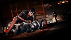 1boy2girls 3d allmightyyadio beret bottomless braid brazilian_female caveira_(rainbow_six) clothed_sex dark-skinned_female dark_skin face_paint female_on_top femdom forced german helmet interracial interrogation iq_(rainbow_six) jager_(rainbow_six) latina light-skinned_male light_skin male/female rainbow_six rainbow_six_siege riding_penis straight surrendering threatening uniform rating:Explicit score:18 user:ISimp4R6Boys