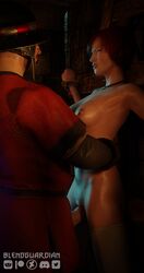 1boy 1girls 3d blendguardian bound captured clothed_male_nude_female cmnf guard penis prison rape restrained shani the_witcher_(series) the_witcher_3:_wild_hunt vaginal_penetration rating:Explicit score:85 user:Pokh