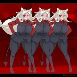 2d 2d_animation 3girls animated big_breasts bouncing_breasts breast_jiggle breasts business_suit busty cerberus_(helltaker) demon demon_girl female hand_on_hip hataraki_ari helltaker hips huge_breasts jiggling_breasts large_breasts multiple_girls suit swaying tagme video woman_in_suit rating:Explicit score:189 user:dlguy95