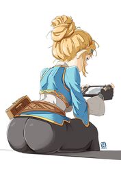 1girls ass ass_focus automatic_giraffe big_ass big_butt black_gloves blonde blonde_female blonde_hair breath_of_the_wild bubble_ass bubble_butt clothing dat_ass electronics fat_ass female female_focus female_only fingerless_gloves game_console gloves hair_bun hairbun handheld_game_console hi_res high_resolution highres humanoid hylian large_ass leggings light_skin light_skinned_female long_ears nintendo nintendo_switch pale_skin pawg playing_games playing_videogame pointy_ears princess princess_zelda round_ass royalty short_hair sidelocks simple_background sitting sitting_down solo solo_female solo_focus tagme tears_of_the_kingdom the_legend_of_zelda thick_ass tied_hair tight_pants video_games white_background zelda_(tears_of_the_kingdom) rating:Questionable score:230 user:InstantNoodulz