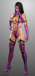 1girls 3d 3d_(artwork) big_breasts black_hair breasts busty cleavage cleavage_cutout clothed clothes clothing edenian female female_focus female_only fit fully_clothed gloves hand_on_hip huge_breasts hybrid large_breasts leotard long_gloves mask mileena monster monster_girl mortal_kombat mortal_kombat_(2011) navel netherrealm_studios pink_clothing pose posing realistic short_hair signature solo tarkatan thighhighs thin_waist voluptuous wide_hips zabzarock rating:Questionable score:60 user:ShadowPain