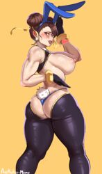 1girls aestheticc-meme alternate_version_available ass breasts bunny_ears bunny_girl capcom chun-li dat_ass female female_only hi_res hips huge_ass huge_breasts reverse_bunnysuit solo street_fighter thick_thighs thighs twin_buns wide_hips rating:Explicit score:309 user:Aeolus_HX