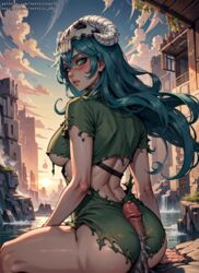 1boy 1girls ai_generated bleach buttjob light-skinned_male nelliel_tu_odelschwanck penis tagme torn_clothes vertiloart rating:Explicit score:116 user:VertiloArt