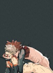 darkline eijirou_kirishima gay katsuki_bakugou male male_only my_hero_academia no_visible_genitalia tagme yaoi rating:Explicit score:12 user:usuenr