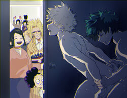 2boys darkline gay hidden hidden_sex imminent_disaster izuku_midoriya katsuki_bakugou male male_only my_hero_academia no_visible_genitalia sneaky sneaky_sex stealth_sex tagme yaoi rating:Explicit score:103 user:usuenr