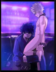 blush clothed_male_nude_male collar cuffs darkline gay izuku_midoriya katsuki_bakugou male male_only my_hero_academia naked_male nude sex_toy sweatdrop tagme yaoi rating:Explicit score:20 user:usuenr