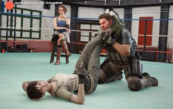 1boy 2girls 3d 3d_(artwork) absurd_res asphyxiation assertive_female beaten between_legs between_thighs blender brown_boots brown_hair choke_hold choking chris_redfield crush crushing dominant dominant_female domination dominatrix female female_domination female_only femdom fight head_between_legs headscissor helpless highres humiliated humiliation jill_valentine jill_valentine_(sasha_zotova) jvfemdom leather_boots leg_lock leglock legs loser pain painful public public_humiliation rebecca_chambers red_face resident_evil resident_evil_3 resident_evil_3_remake scissorhold short_hair strangling thick_ass thick_thighs thighs wrestling wrestlingryona wrist_grab yellow_eyes yuri rating:Questionable score:22 user:Jvfemdom