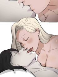 1boy 1boy1girl 1girls absurd_res black_hair blonde_hair blush boruto:_naruto_next_generations breast_press breast_squeeze breast_squish breasts canon_couple close-up closed_eyes comic couple dominant_female ear_piercing earrings female femdom french_kiss french_kissing hair_over_one_eye hi_res high_resolution highres husband_and_wife ino_yamanaka jewelry kissing licking light-skinned_female light-skinned_male light_skin male male/female malesub married_couple monday_mint naruto naruto:_the_last naruto_(series) naruto_shippuden pale-skinned_female pale-skinned_male pale_skin romantic romantic_ambiance romantic_couple sai shounen_jump story straight submissive_male tongue tongue_out topless topless_female topless_male white_background yamanaka_ino rating:Questionable score:74 user:DarkShuriken