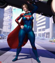 1girls 3d absurd_res big_breasts black_hair bodysuit breasts dc dc_comics dc_extended_universe dceu female female_only fit fit_female hand_on_hip hi_res highres kara_zor-el nemesis_3d standing supergirl supergirl_(sasha_calle) superheroine superman_(series) the_flash_(2023) thick_thighs thighs rating:Questionable score:53 user:Nemesis_3d