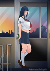 1girls big_breasts blue_hair blush book brown_loafers color hyuuga_hinata knee_socks kneehighs kneesocks large_breasts loafers medium_hair naruto naruto_(series) naruto_shippuden purple_eyes raikage_art school_uniform skirt socks solo standing sunrise tagme white_socks rating:Questionable score:83 user:CyanXan