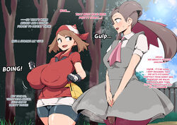 1futa 1girls 2023 alternate_breast_size bandana big_breasts bottomless_skirt breasts brown_hair cameltoe clothed clothing curvy dark_penis dialogue dress duo english_text female flaccid fully_clothed futanari gloves hiding_erection hips horny huge_breasts huge_cock human large_breasts light-skinned_female light-skinned_futanari light_skin long_hair looking_at_another may_(pokemon) mostly_clothed nintendo nipple_bulge open_mouth outdoors outside penis penis_out penis_under_clothes penis_under_dress penis_under_skirt pervert pokemon pokemon_rse roxanne_(pokemon) shorts skirt sky spats standing sweat talking talking_to_another text thick_thighs thighs tight_clothing tree uncensored voluptuous walking white_skirt wide_hips woohyoot rating:Explicit score:455 user:Aeolus_HX