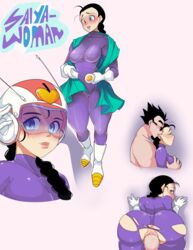 anus ass black_hair blue_eyes blush braid braided_ponytail breasts couple doggy_style dragon_ball dragon_ball_gt embarrassed glasses grabbing grabbing_another's_breast great_saiyaman_2 great_saiyawoman helmet hero_costume huge_ass husband_and_wife large_breasts large_penis lipstick looking_at_another looking_at_viewer looking_back makeup muscular muscular_male penis puffphox purple-tinted_eyewear pussy sex sex_from_behind son_gohan superhero tagme thick_thighs thighs tinted_eyewear torn_clothes vaginal_penetration videl visor rating:Explicit score:75 user:Daso154