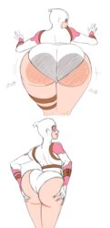 axel-rosered big_butt blonde_hair blue_eyes bottom_heavy color_edit colored_sketch female female_only gwen_poole gwenpool gwenpool_(series) hand_on_butt huge_butt large_butt leotard marvel marvel_comics paintmeanon skin_tight superheroine thick_thighs rating:Explicit score:110 user:BFLD