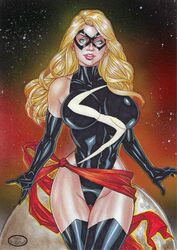 1girls 2023 blonde_hair captain_marvel carol_danvers ed_benes_studio female_only huge_breasts looking_at_viewer marvel marvel_comics ms._marvel rudimar_patrocinio seductive_look solo_female solo_focus voluptuous voluptuous_female rating:Explicit score:25 user:Dragon98