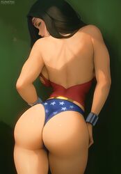 1girls ai_generated artist_name ass ass_focus athletic_female back back_muscles back_view backboob backless_leotard bare_shoulders big_ass black_hair blue_eyes blue_leotard bracer breasts circlet closed_mouth cutesexyrobutts_(style) cutesexyrobutts_ai_artstyle_imitation dc dc_comics flowerxl from_behind gold green_background large_breasts leotard lips long_hair looking_at_viewer looking_back red_leotard solo star_(symbol) star_print thighs tight_clothing two-tone_leotard wonder_woman wonder_woman_(series) rating:Questionable score:190 user:BLB18