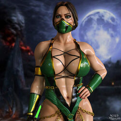 1girls 3d ass big_ass big_breasts breasts busty curvaceous curvy dark-skinned_female dark_skin female female_focus female_ninja female_only hourglass_figure huge_breasts jade_(mortal_kombat) large_breasts mortal_kombat mortal_kombat_(2011) mortal_kombat_11 ninja nordfantasy skimpy skimpy_clothes solo tagme voluptuous wide_hips rating:Explicit score:90 user:Crcole331